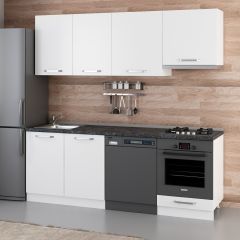 Minar 220 Cm Mutfak Dolabı Beyaz 220-B14