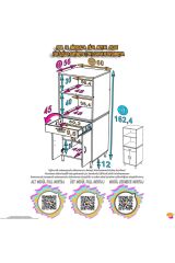 Serale 2 Kapaklı 56 cm Derinlikte Dolap Mutfak Fırın Dolabı 60x162,4x56 cm Modüler Beyaz Dolap