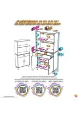 Lunera G:85 cm Beyaz Mutfak Dolabı Çok Amaçlı Açık Bölmeli Fırın Mutfak Dolabı 85x163,4x32,5 cm