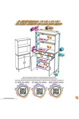Lunera G:100 cm Beyaz Mutfak Dolabı Çok Amaçlı Açık Bölmeli Fırın Mutfak Dolabı 100x163,4x32,5 cm