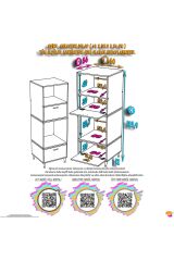 Luno 2 Kapaklı Modüler Dolap Fırın Dolabı 60x185,9x56 cm Geniş Kapasiteli Saklama Dolabı
