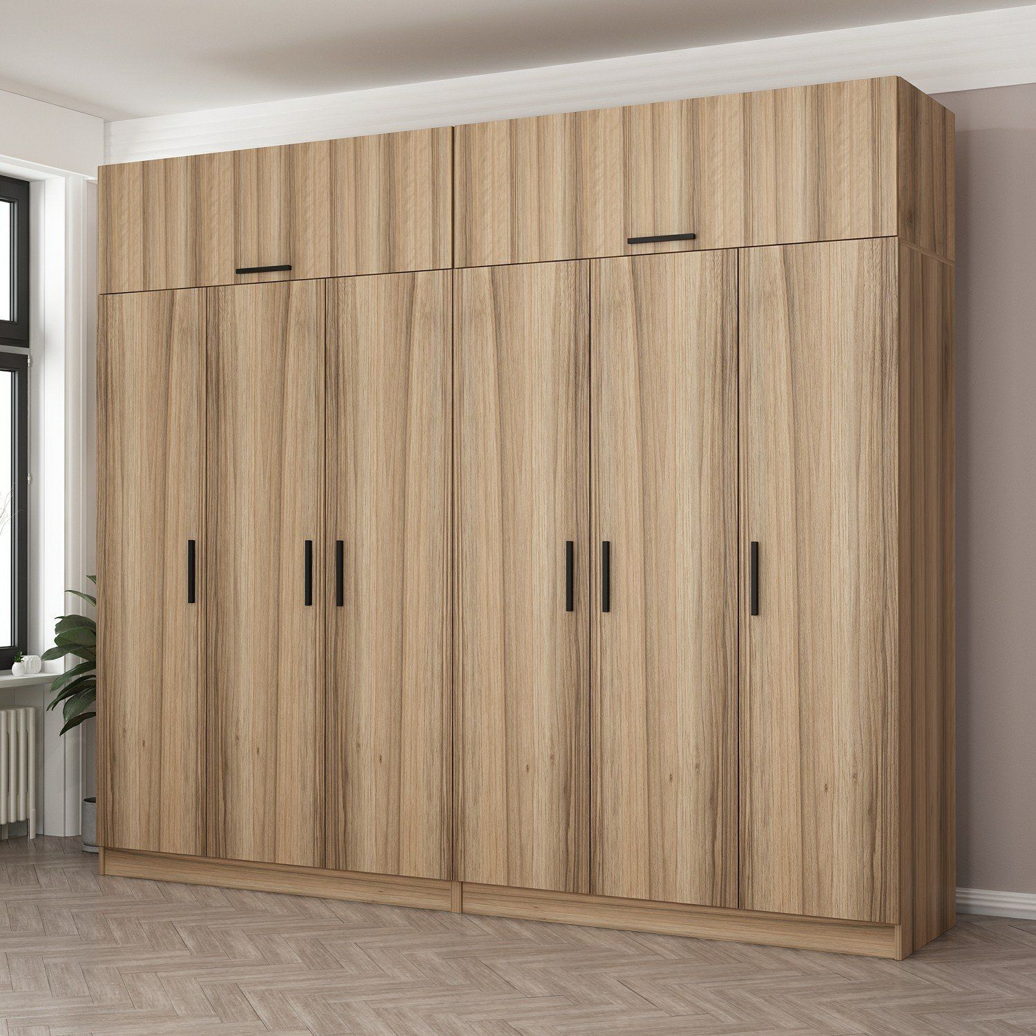 Minar Kale 6 Kapaklı 4 Ç Dolap Ve Yüklük Dore