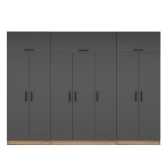 Minar Kale 7 Kapaklı 2 Ç Dolap Ve Yüklük Dore Antrasit