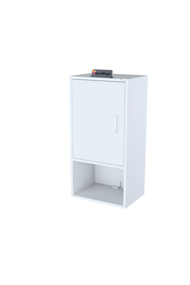 Şile Asma Dolap 50 x 88,4 x 32,5 cm Makine Üstü Dolap Çamaşır Makinesi Üstü Dolabı