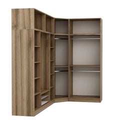 Minar Kale 7 Kapaklı 2 Ç Köşe Dolap + Yüklük Dore