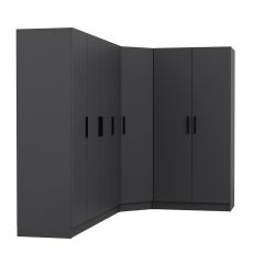 Minar Kale 7 Kapaklı 2 Ç Köşe Dolap Antrasit