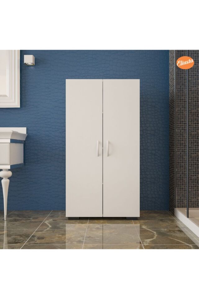 Çok Amaçlı Dolap Banyo Dolabı Bahçe Dolabı Mutfak Dolabı Ofis Dolabı Kiler Kapaklı Raflı