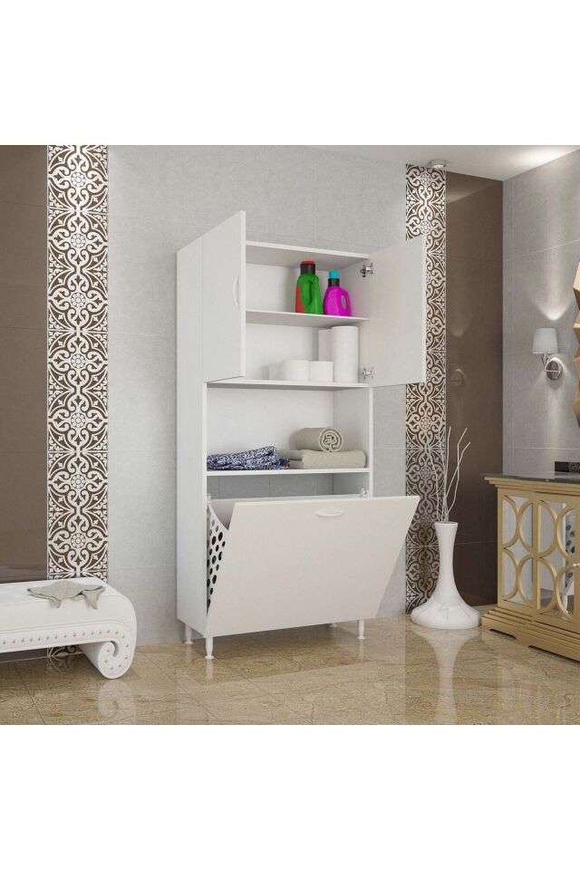 Kirli Çamaşır Dolabı Banyo Kirli Çamaşır Sepeti