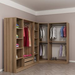 Minar Kale 7 Kapaklı 4 Ç Köşe Dolap Dore