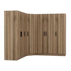 Minar Kale 7 Kapaklı 4 Ç Köşe Dolap Dore