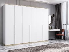 Kale Line 6 Kapaklı 2Ç Dolap - Artisan/Beyaz