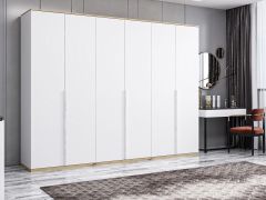 Kale Line 6 Kapaklı 2Ç Dolap - Artisan/Beyaz