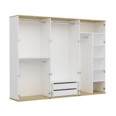 Kale Line 6 Kapaklı 2Ç Dolap - Artisan/Beyaz