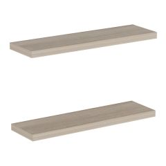 Minar Gizli Tutuculu 2'li Duvar Rafı 80 cm - Sonomo