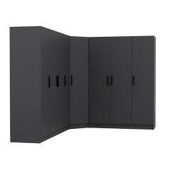 Minar Kale 8 Kapaklı 4 Ç Köşe Dolap Antrasit