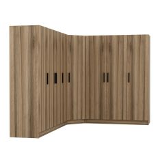 Minar Kale 8 Kapaklı 4 Ç Köşe Dolap Dore