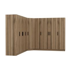 Minar Kale 9 Kapaklı 4 Ç Köşe Dolap Dore