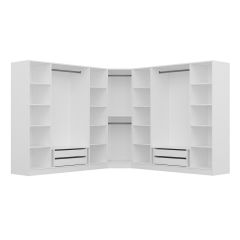 Kale 9 Kapak 4Ç Köşe Zincir Dolap - Beyaz