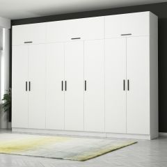 Kale 7 Kapaklı Zincir Dolap-Yüklük - Beyaz