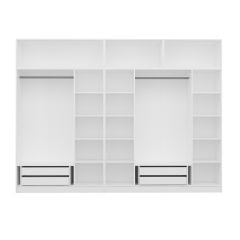 Kale 7 Kapaklı Zincir Dolap-Yüklük - Beyaz