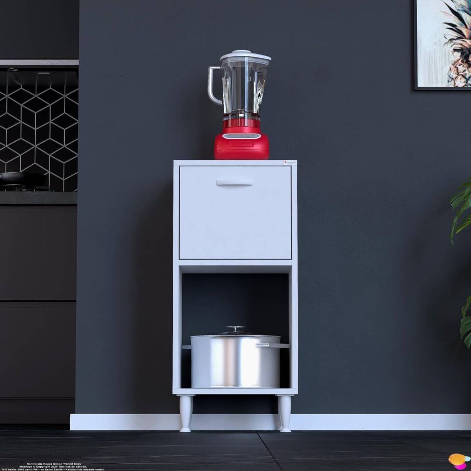 Nova Çok Amaçlı Mutfak Modülü 50x87x32 cm Kiler Dolabı Ekmeklik ve Mutfak Düzenleyici