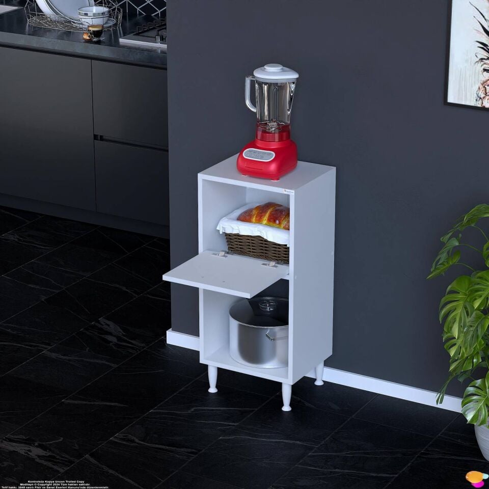 Nova Çok Amaçlı Mutfak Modülü 50x87x32 cm Kiler Dolabı Ekmeklik ve Mutfak Düzenleyici