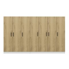 Kale 7 Kapaklı 4Ç Dolap - Pera Ceviz