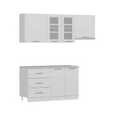 MİNAR 200 CM MEBRAN C MUTFAK DOLABI BEYAZ 200-MCB2