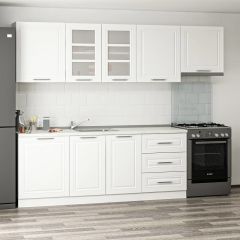 MİNAR 270 CM MEBRAN C MUTFAK DOLABI BEYAZ 270-MCB2