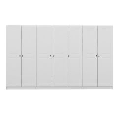 Kale 7 Mebran Kapaklı 2Ç Dolap - Beyaz