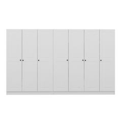 Kale 7 Mebran Kapaklı 4Ç Dolap - Beyaz