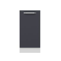 Minar Mutfak Alt Modül 1K1R 40Cm Dolap Beyaz/Antrasit - A1