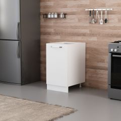 Minar Mutfak Alt Modül 1K1R 45Cm Dolap Beyaz - B1