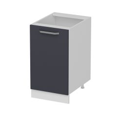 Minar Mutfak Alt Modül 1K1R 45Cm Dolap Beyaz/Antrasit - A1