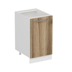 Minar Mutfak Alt Modül 1K1R 45Cm Dolap Beyaz/Dore - D1