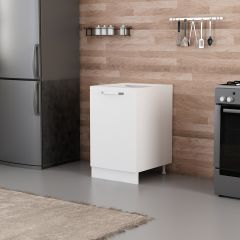 Minar Mutfak Alt Modül 1K1R 50Cm Dolap Beyaz - B1