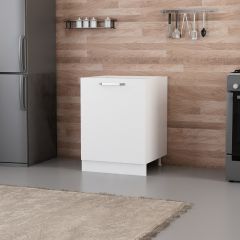 Minar Mutfak Alt Modül 1K1R 60Cm Dolap Beyaz - B1