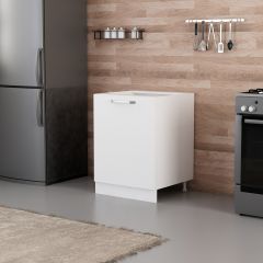 Minar Mutfak Alt Modül 1K1R 60Cm Dolap Beyaz - B1