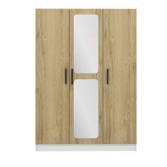 Kale 3 Kapaklı Aynalı 2Ç Dolap - Pera Ceviz