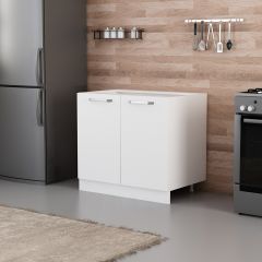 Minar Mutfak Alt Modül 2K1R 90Cm Dolap Beyaz - B1