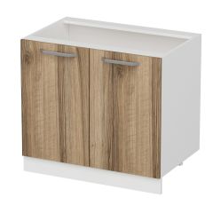 Minar Mutfak Alt Modül 2K1R 90Cm Dolap Beyaz/Dore - D1