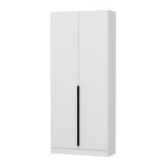 Minar Kale 210 Cm 2 Kapaklı 2B Raf Portmanto Byz Mbr Çizgili Byz