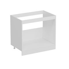 Minar Mutfak Alt Modül 2K 90Cm Evye Dolap Beyaz/Dore - D1