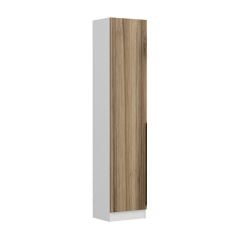 Minar Kale 210 Cm 1 Kapaklı 1B Raf Portmanto Beyaz Dore Plus
