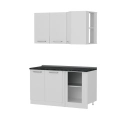 Minar 145Cm Köşe Mutfak Dolabı - Beyaz K145-B1