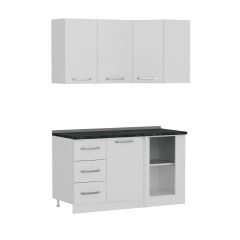 Minar 145Cm Köşe Mutfak Dolabı - Beyaz K145-B2