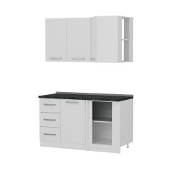 Minar 145Cm Köşe Mutfak Dolabı - Beyaz K145-B2