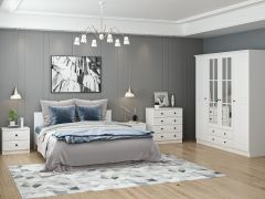 Kale Yatak Odası Set 59 Beyaz Mebran