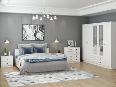 Kale Yatak Odası Set 60 Beyaz Mebran