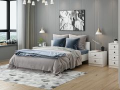 Kale Yatak Odası Set 63 Beyaz Mebran